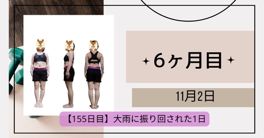 155日目測定結果